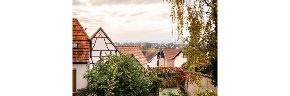 Church and town hall of the municipality Dreisen