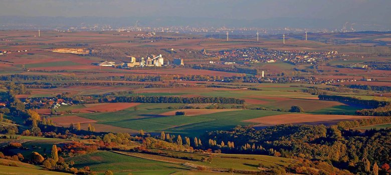 View of several communities of the VG