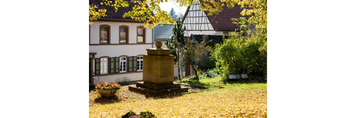View of the church forecourt