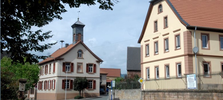 View of the old school in Standenbühl