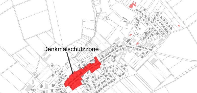 Monument protection zone Biedesheim