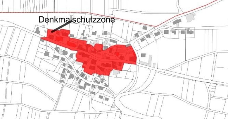 Monument protection zone Zellertal - district Zell