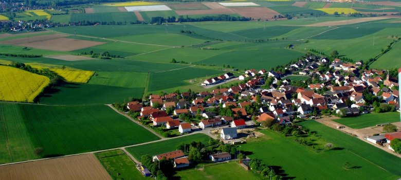 Vue aérienne de Lautersheim