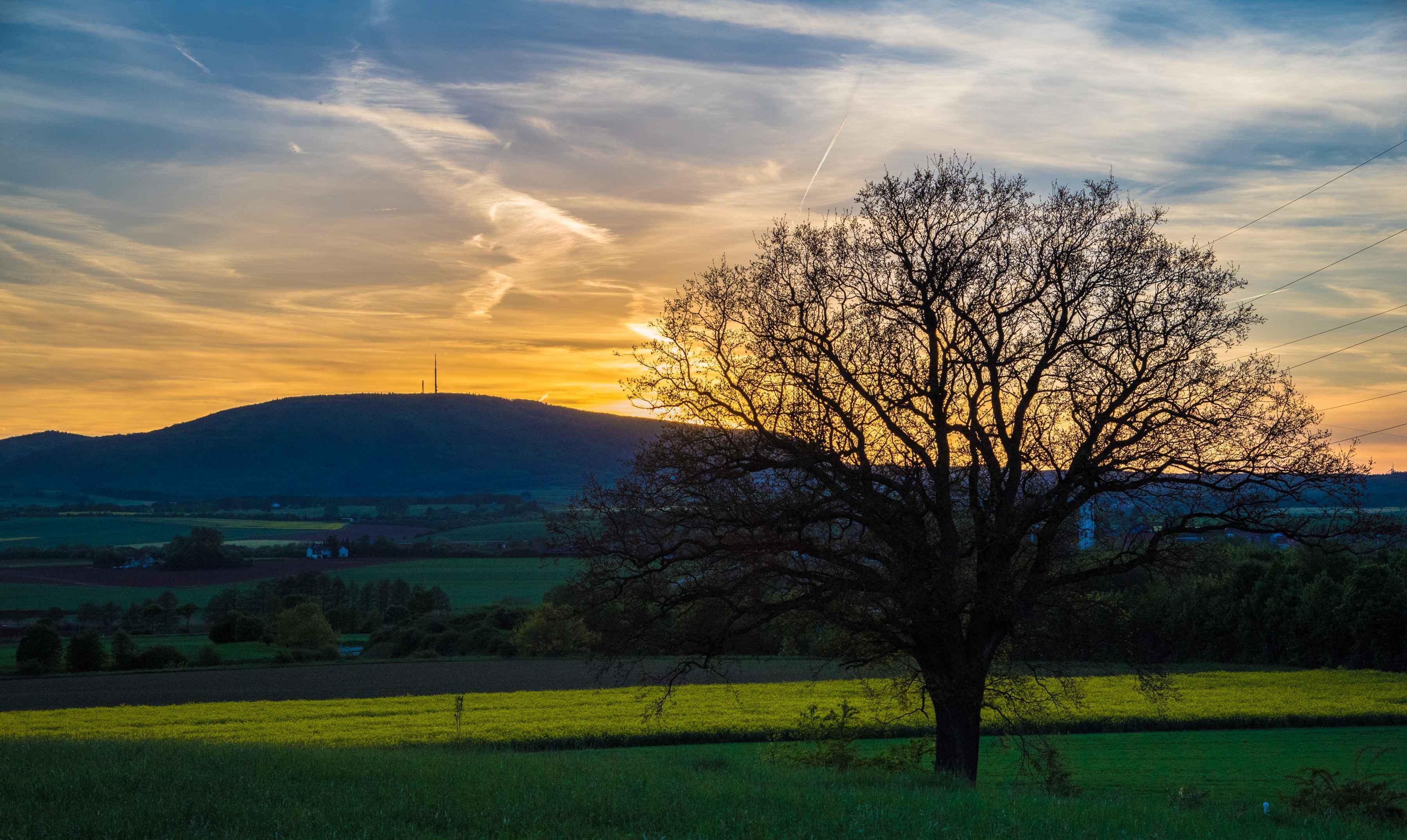 Donnersberg al tramonto